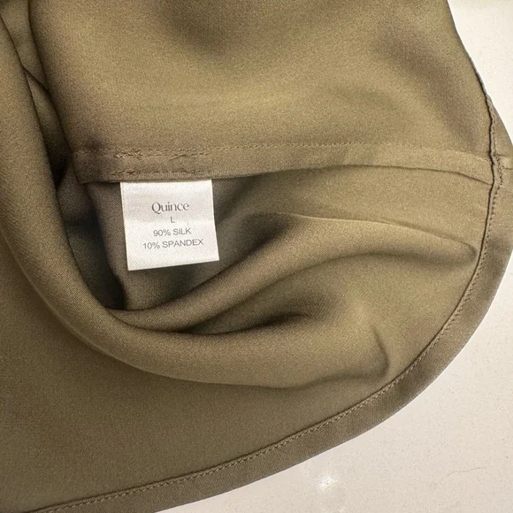 Quince Silk Mini Dress - Picture 4 of 5